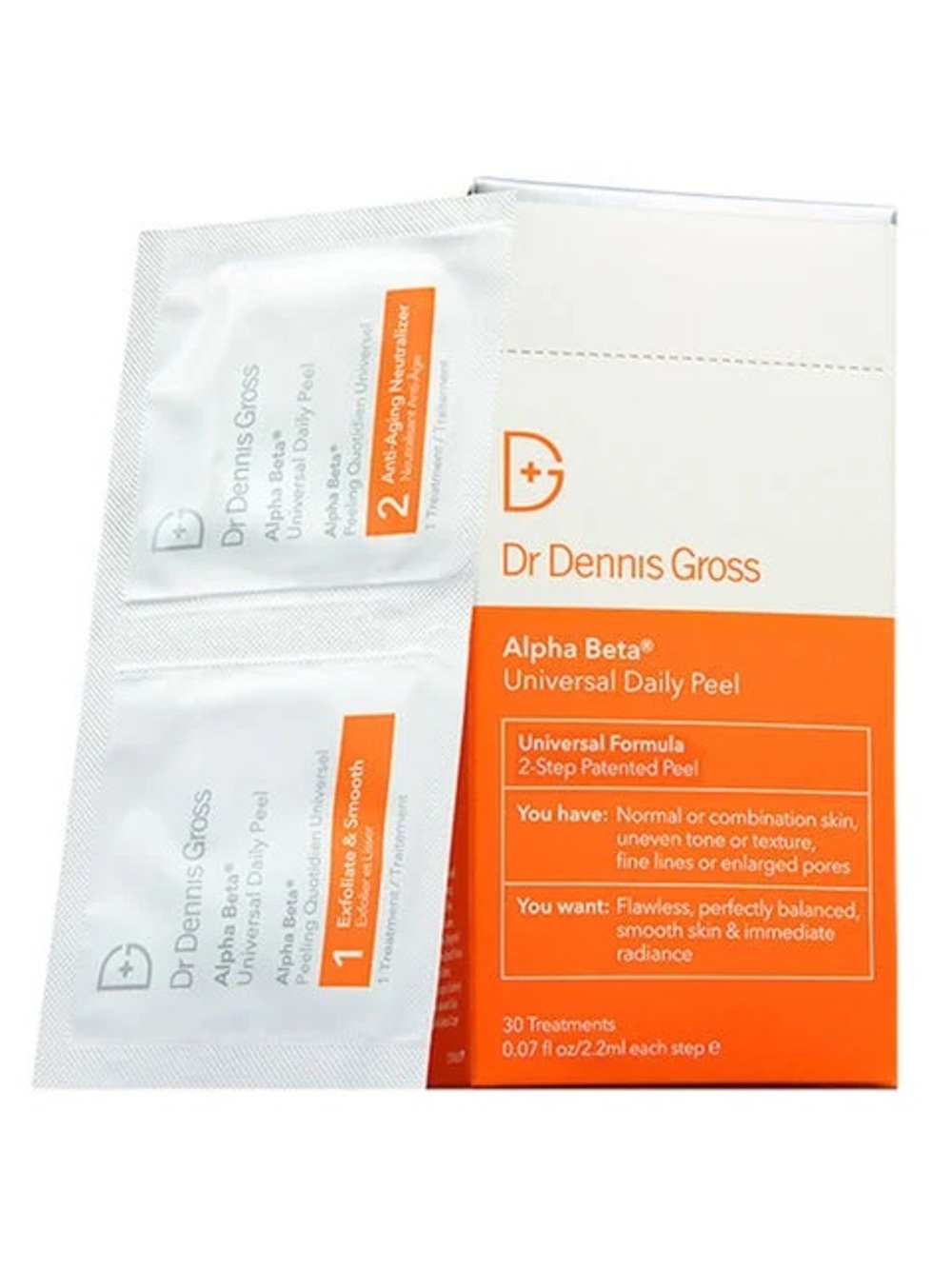 NWT Dr. Dennis Gross Alpha Beta Universal Daily Peel Skincare At Home Peels New